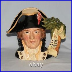 Royal Doulton Large character jug of Year 1995 Captain Bligh D6967 UK made Cert