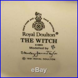 Royal Doulton Large size character jug D6893 The Witch 1991 only UK made