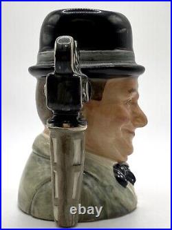 Royal Doulton Laurel and Hardy Limited Edition Character Jugs 7008 and 7009
