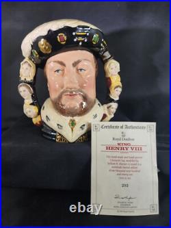 Royal Doulton Lg Character Jug'King Henry VIII' 293/1991 D6888 1990 DS29