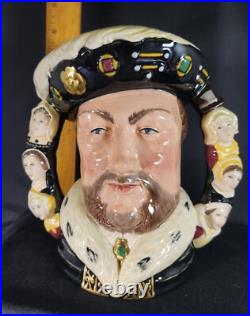 Royal Doulton Lg Character Jug'King Henry VIII' 293/1991 D6888 1990 DS29