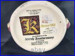 Royal Doulton Lg Character Jug'King Henry VIII' 293/1991 D6888 1990 DS29
