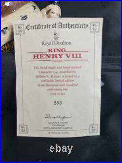 Royal Doulton Lg Character Jug'King Henry VIII' 293/1991 D6888 1990 DS29