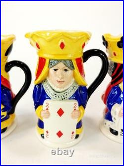 Royal Doulton Lot King and Queen of Clubs Hearts Spades Diamonds Complete Set