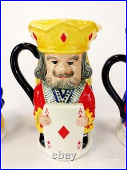 Royal Doulton Lot King and Queen of Clubs Hearts Spades Diamonds Complete Set