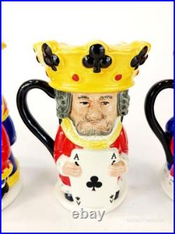 Royal Doulton Lot King and Queen of Clubs Hearts Spades Diamonds Complete Set
