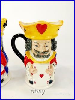 Royal Doulton Lot King and Queen of Clubs Hearts Spades Diamonds Complete Set