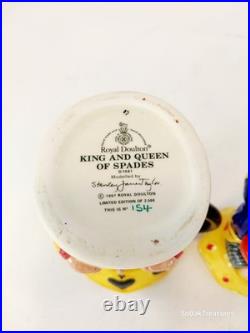 Royal Doulton Lot King and Queen of Clubs Hearts Spades Diamonds Complete Set