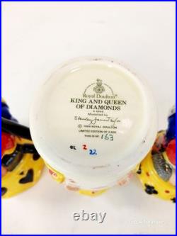 Royal Doulton Lot King and Queen of Clubs Hearts Spades Diamonds Complete Set