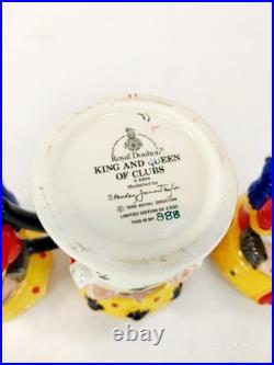 Royal Doulton Lot King and Queen of Clubs Hearts Spades Diamonds Complete Set