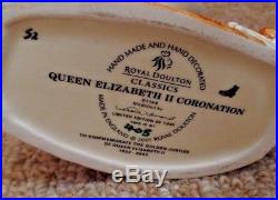 Royal Doulton Ltd Ed Character Jugs King George & Queen Elizabeth D7168 D7167