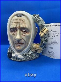 Royal Doulton Ltd Edition Character Jug! Marley's Ghost! D7142! + Cert! Rare