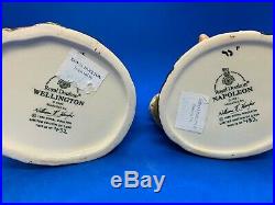 Royal Doulton Ltd Edition Character Jug Pair! Napoleon & Wellington! Mint! Rare