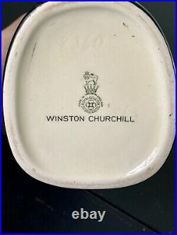 Royal Doulton Men of History Winston Churchill D6171 Large 9 Toby Mug Jug 1940