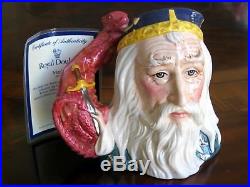 Royal Doulton Merlin D7117 Toby Character Jug Limited Edition of 1,500 withCOA
