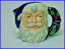 Royal Doulton Mini Character Jug Santa Blue Colourway Limited Edition Of 20