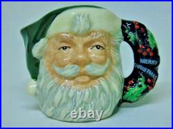 Royal Doulton Mini Character Jug Santa Green Colourway Limited Edition Of 20