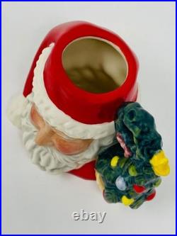 Royal Doulton Mini LE 137/500 SANTA withTREE WREATH Handle #D7244 Jug 2.75 COA