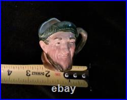 Royal Doulton Mini Toby Jug Character Mug Inscribed Hat England