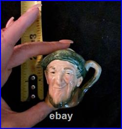 Royal Doulton Mini Toby Jug Character Mug Inscribed Hat England