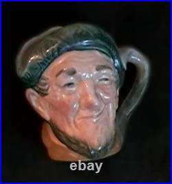 Royal Doulton Mini Toby Jug Character Mug Inscribed Hat England