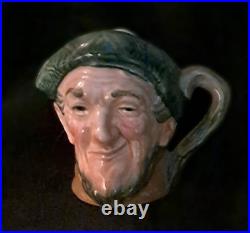 Royal Doulton Mini Toby Jug Character Mug Inscribed Hat England