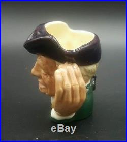 Royal Doulton Miniature Character Toby Jug'ard Of'earing (D6594) Very Rare