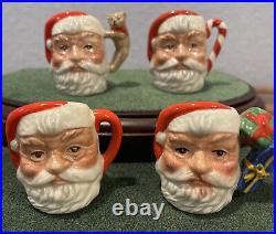 Royal Doulton Miniature Santa Claus Character Jugs-Set of 4 Seaway Commissioned