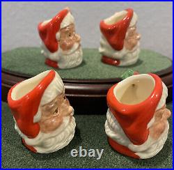 Royal Doulton Miniature Santa Claus Character Jugs-Set of 4 Seaway Commissioned