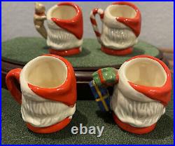 Royal Doulton Miniature Santa Claus Character Jugs-Set of 4 Seaway Commissioned