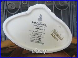 Royal Doulton Mr Quaker D6738 Toby Mug Oats Ltd 1984 LE RDICC Signed M Doulton