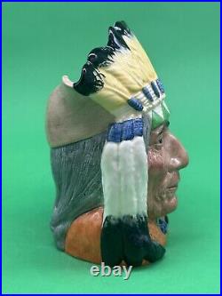 Royal Doulton'Native American Indian' Character Jug, D6786, Ltd ed Colorway