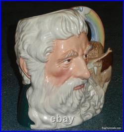 Royal Doulton Noah Character Toby Jug D7156 Rainbow Handle VERY RARE GIFT