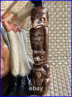 Royal Doulton North American Indian Character Jug/mug D6611xlntengland