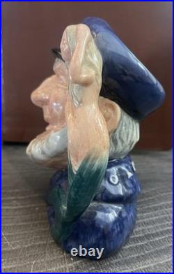 Royal Doulton'Old Salt' character jug with a mermaid handle