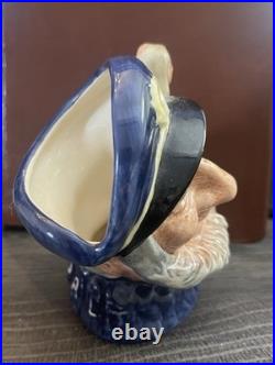 Royal Doulton'Old Salt' character jug with a mermaid handle