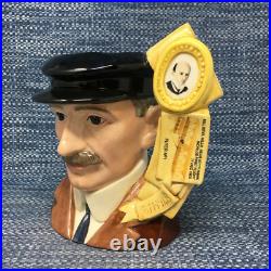 Royal Doulton Orville Wright Toby Jug D7178 Large 7.25 England Excellent