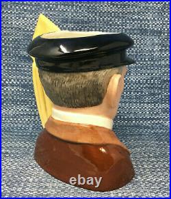 Royal Doulton Orville Wright Toby Jug D7178 Large 7.25 England Excellent