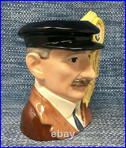 Royal Doulton Orville Wright Toby Jug D7178 Large 7.25 England Excellent