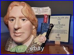 Royal Doulton Oscar Wilde D7146, 2000 Character Jug of the Year, with CoA