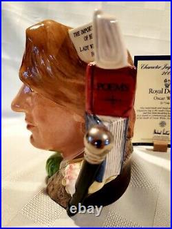 Royal Doulton Oscar Wilde D7146, 2000 Character Jug of the Year, with CoA