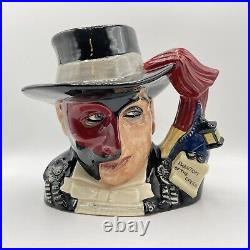 Royal Doulton Phantom of the Opera Toby Mug Character Jug Red Black