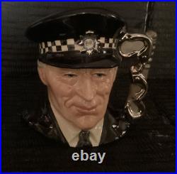 Royal Doulton Policeman, Postman, Fireman, Engine Driver character jugs