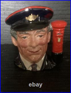 Royal Doulton Policeman, Postman, Fireman, Engine Driver character jugs