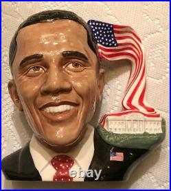 Royal Doulton President Barack Obama 2011 Character of the Year Toby Jug D7300