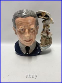 Royal Doulton Prince Charles Large 7 Character Jug Year 2008 #7283 SIGNED