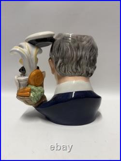 Royal Doulton Prince Charles Large 7 Character Jug Year 2008 #7283 SIGNED