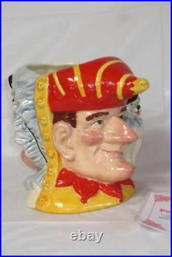 Royal Doulton Punch & Judy Large 2 Sided Jug with COA Special Edition 2500 / #52
