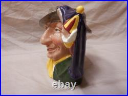 Royal Doulton Punch & Judy Man Character Jugs Lot/3 Lg D6590 Sm D6593 Mini D6596