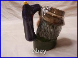 Royal Doulton Punch & Judy Man Character Jugs Lot/3 Lg D6590 Sm D6593 Mini D6596